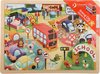 Afbeelding van het spelletje CLASSIC WORLD Houten puzzel Animal City 48 st.