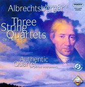 Three String Quartets Op.7 Nos 4-6