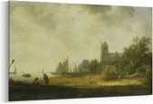 Schilderij - Gezicht op Dordrecht — 100x70 cm