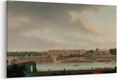 Schilderij - Het uitzicht vanuit de Bataafse ambassade in Parijs — 90x60 cm