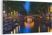 Schilderij - Amsterdam — 100x70 cm