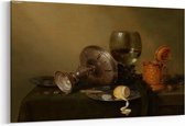 Schilderij - Stilleven met vergulde bierkan — 90x60 cm