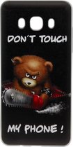 ADEL Siliconen Back Cover Hoesje Geschikt Voor Samsung Galaxy J7 (2016) - Don't Touch My Phone Beer