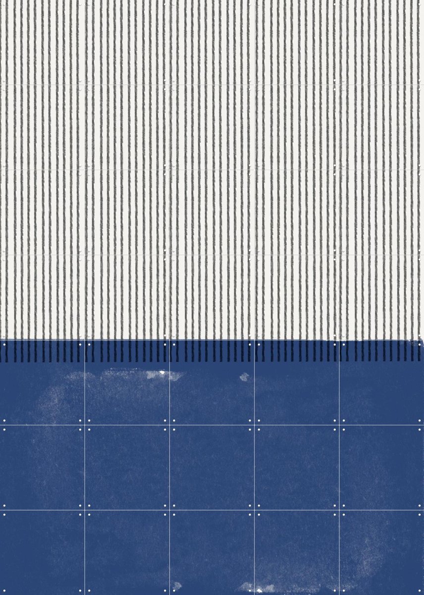 IXXI Modern Texture, The Miuus Studio & Various - 100 x 140 cm - Gratis ophangtool - Grote wanddecoratie en posters - Illustraties, Geometrische