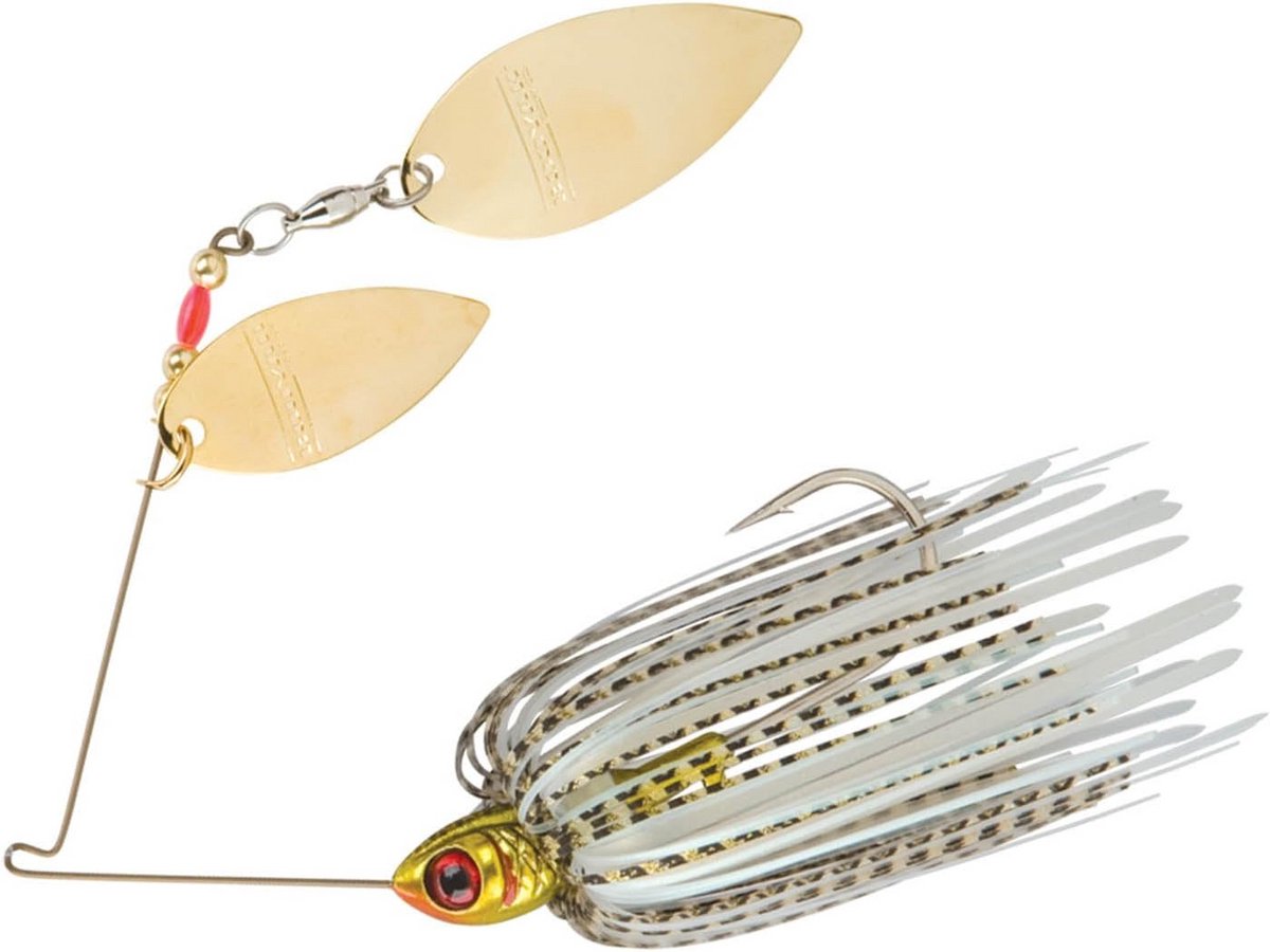Spinnerbait Vis Lokaas - Krachtige Vibratie - 3/8 oz - Golden Shiner Kleur