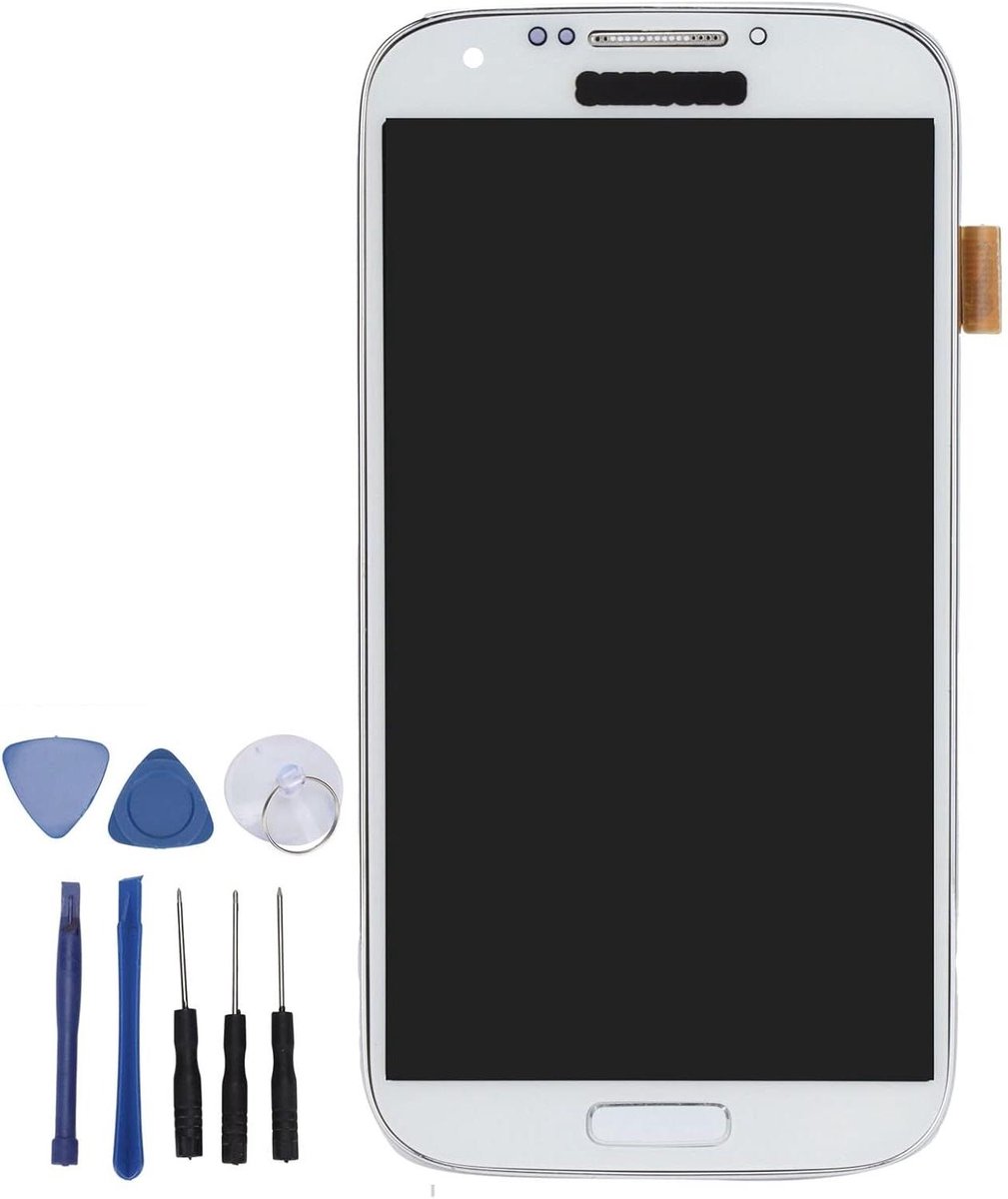 Vervanging LCD-scherm en touchscreen voor Galaxy S4 in het wit - kwalitatief en duurzaam