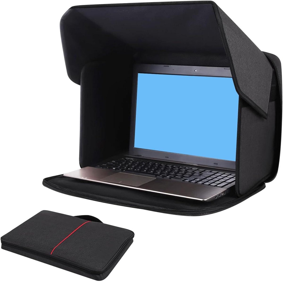 Draagbare Zonscherm voor Laptop 16 inch - Anti Glare Zonnekap - Ideaal voor Buitengebruik