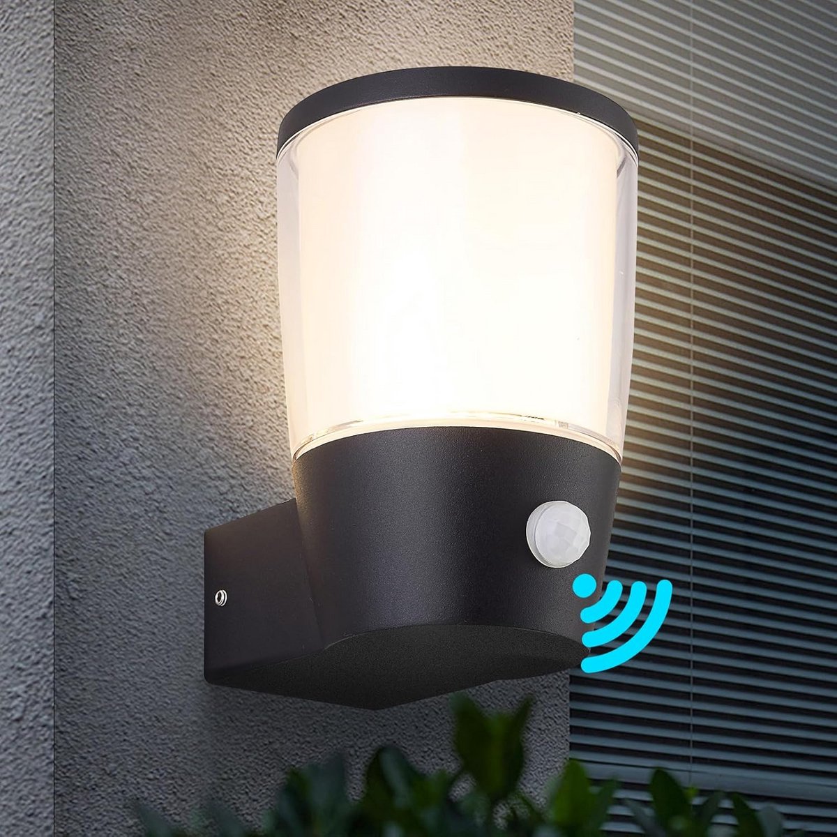 Waterdichte Buitenlamp met Bewegingssensor PIR voor Muurbevestiging - E27 Fitting