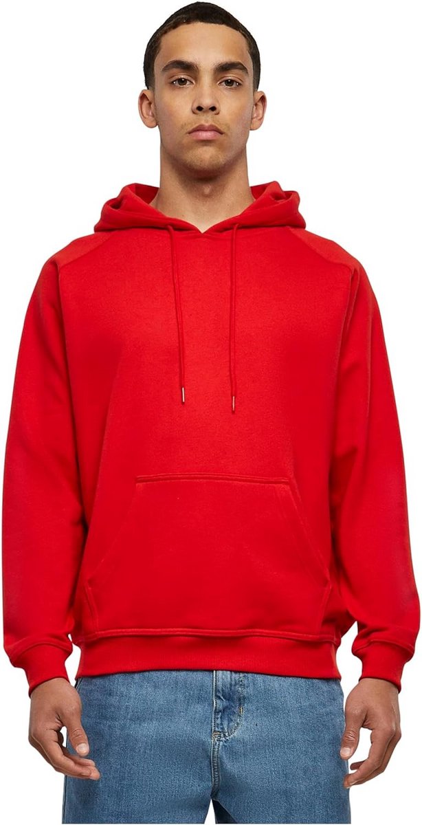 Zwarte Hoodie Heren – Comfortabele Effen Trui met Capuchon en Kangoeroezak