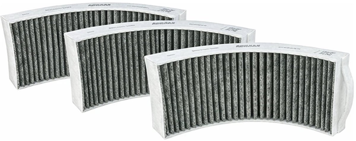 3x Propex compatibel BORA PUAKF/GFES koolstoffilter afzuigkap/kookplaat voor BORA Puru/Pure/X Pure/S Pure (Propex Parts)