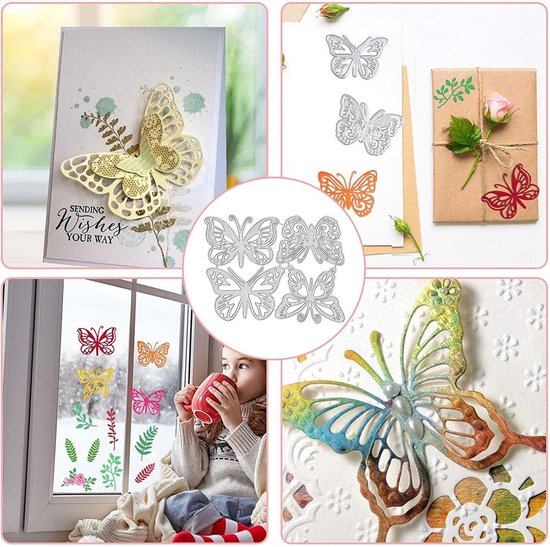 Die Cutting Stencils Set van 12 voor DIY Crafting - Bloembladen en ...