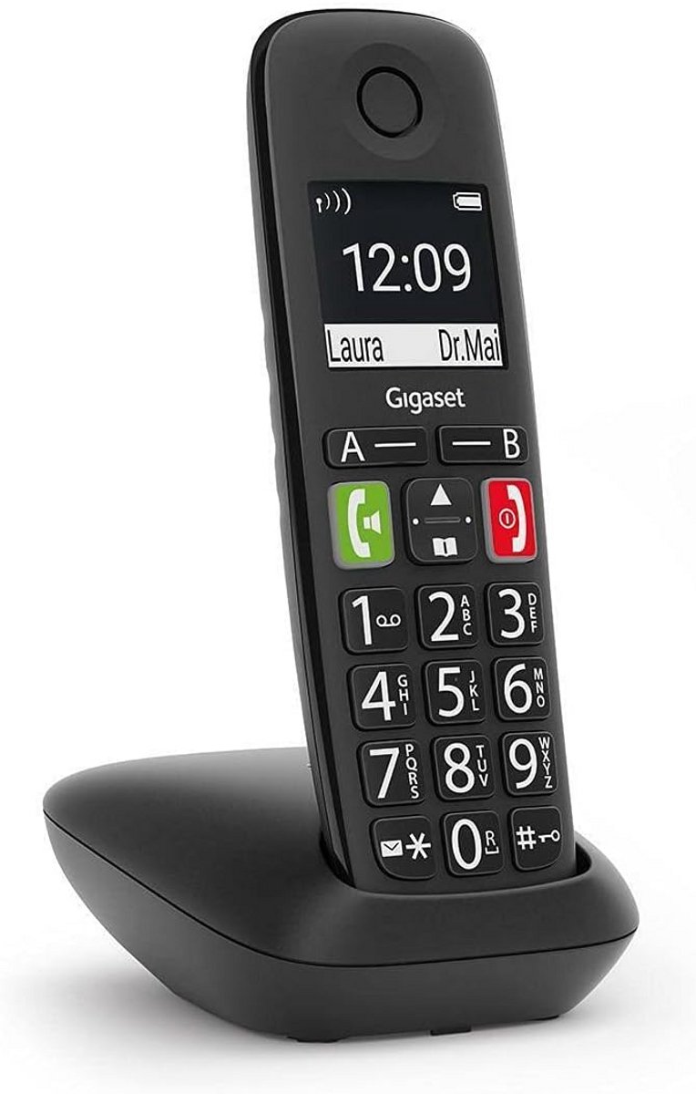 Draadloze Telefoon met Sterke Ringtones, Grote Cijfers en Verbeterde Geluidskwaliteit, Handsfree met Instelbare Volumecontrole