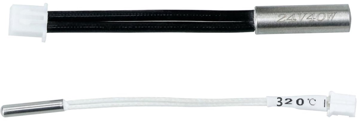 Temperatuursensor Thermistor 100K 3950B met verwarmingspatroon voor 3D-printer accessoires