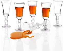 Set van 6 Mini Limoncello Shotglazen - Perfect voor Likeuren en Aperitieven