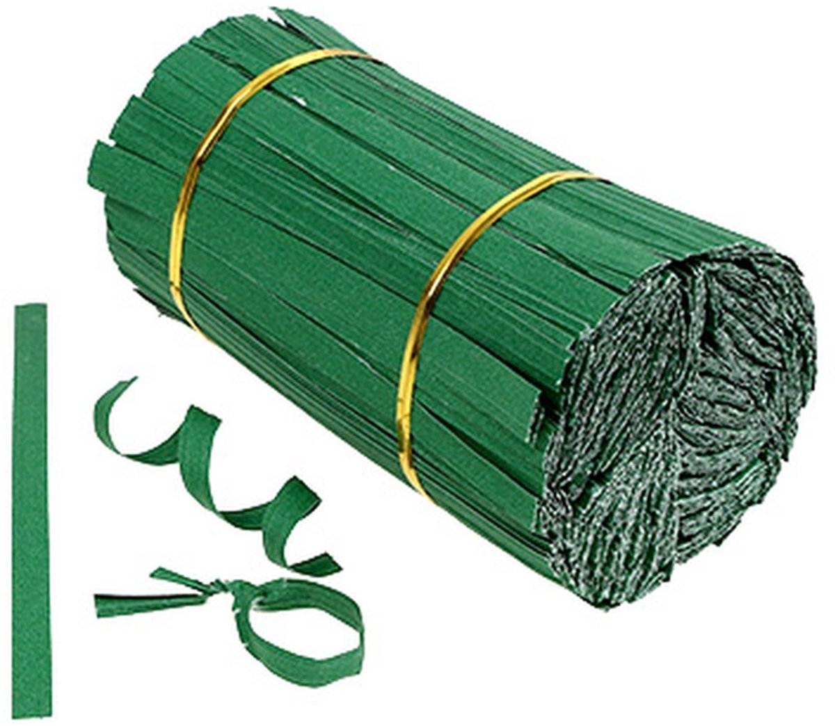 Bindstrips mini groen 2 draads 15cm 1000 stuks, 1000 Stück