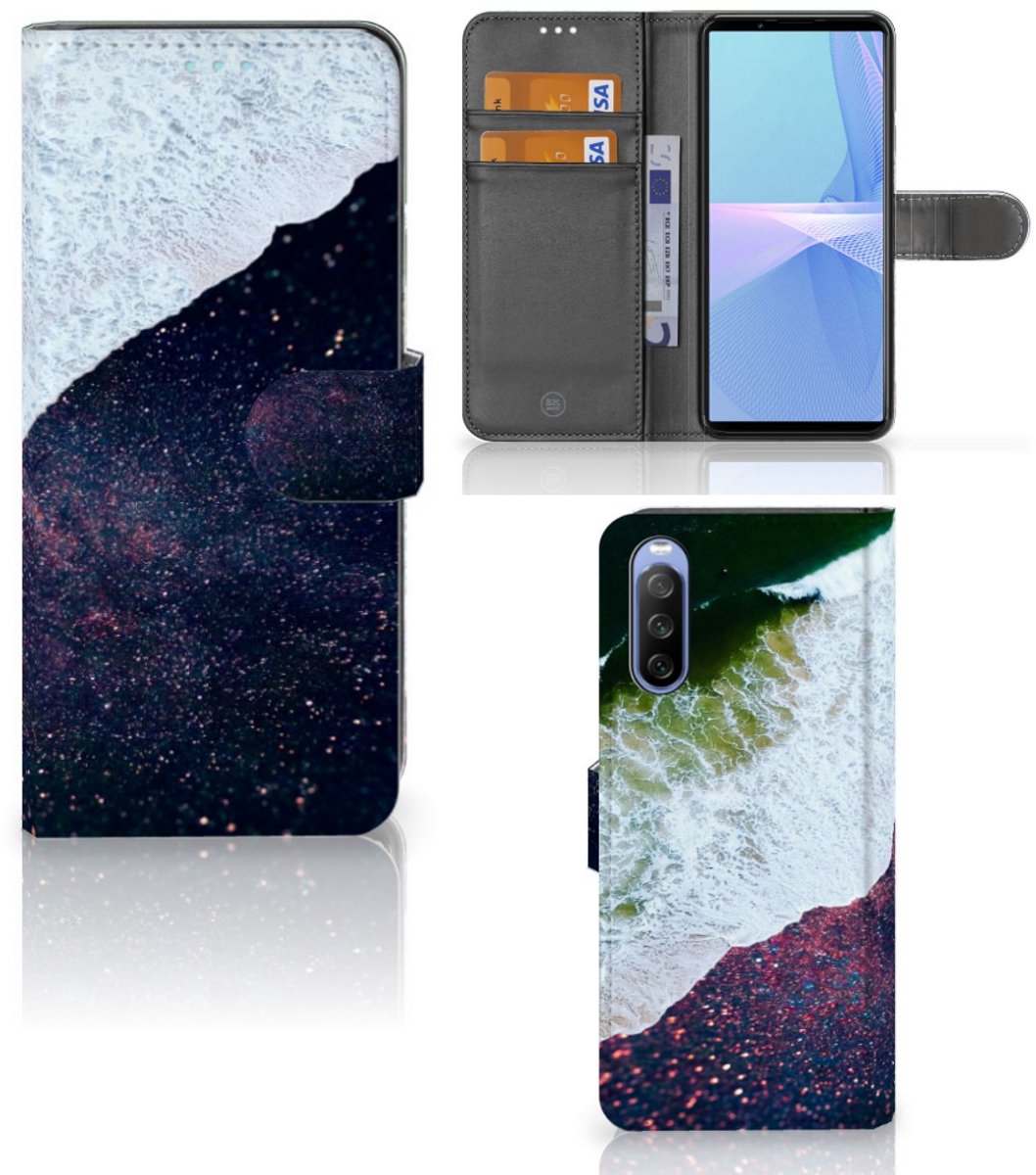 Sony Xperia 10 III Book Case Sea in Space