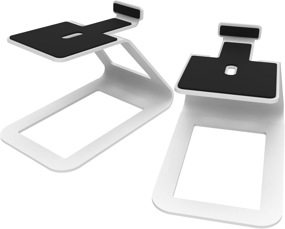 Verhoogde Speakerstands voor Boekenplank Speakers en Studio Monitoren - 5,6 inch Hoog - Tot 9lbs - Inclusief Montageschroeven