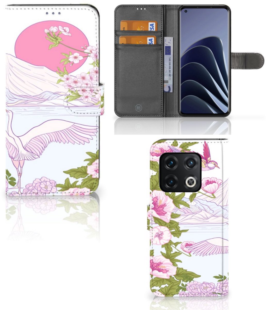 OnePlus 10 Pro Telefoonhoesje met Pasjes Bird Standing