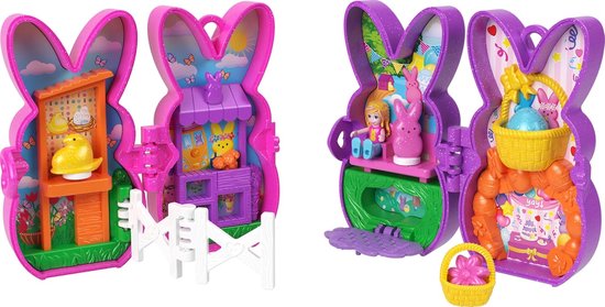 Compact Speelset met 6 Micro Poppetjes en 2 Speelsets met Thema Accessoires en Sleutelhangers van Merkloos — afbeelding 5
