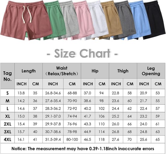Heren Sweatshorts Korte Joggingbroek Katoen Ademend Sportshort voor Joggen, Yoga en Training — afbeelding 5