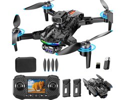 Dron met Camera en RC Grip-besturingssysteem - 1080P Opvouwbare Quadcopter met RGB-verlichting voor Volwassenen en Kinderen