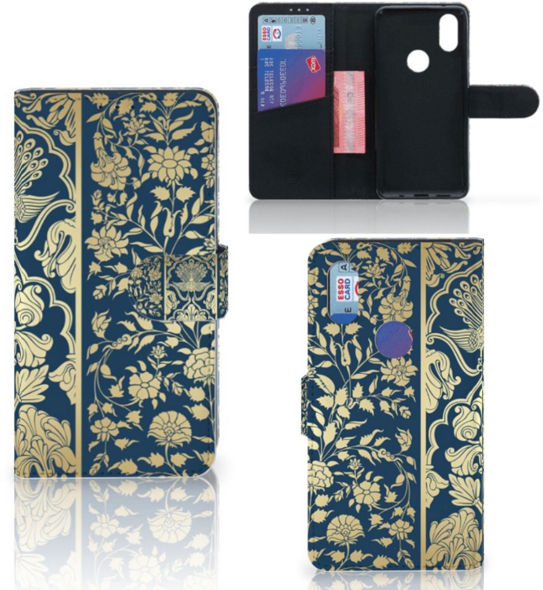 Xiaomi Mi Mix 2s Hoesje Beige Flowers