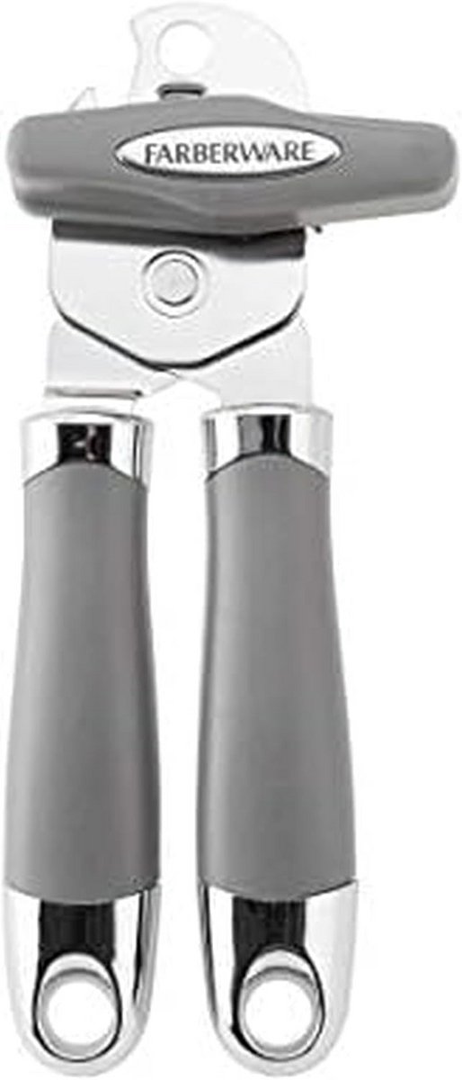 Robuuste Blikopener met Flessenopener en Ergonomisch Handvat