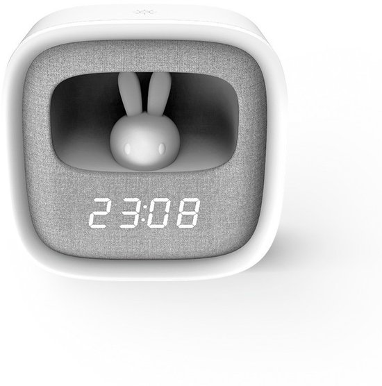 Forever Bunny Aurora Square LED Pure Light Kinderwekker / Nachtlampje van Forever — afbeelding 3
