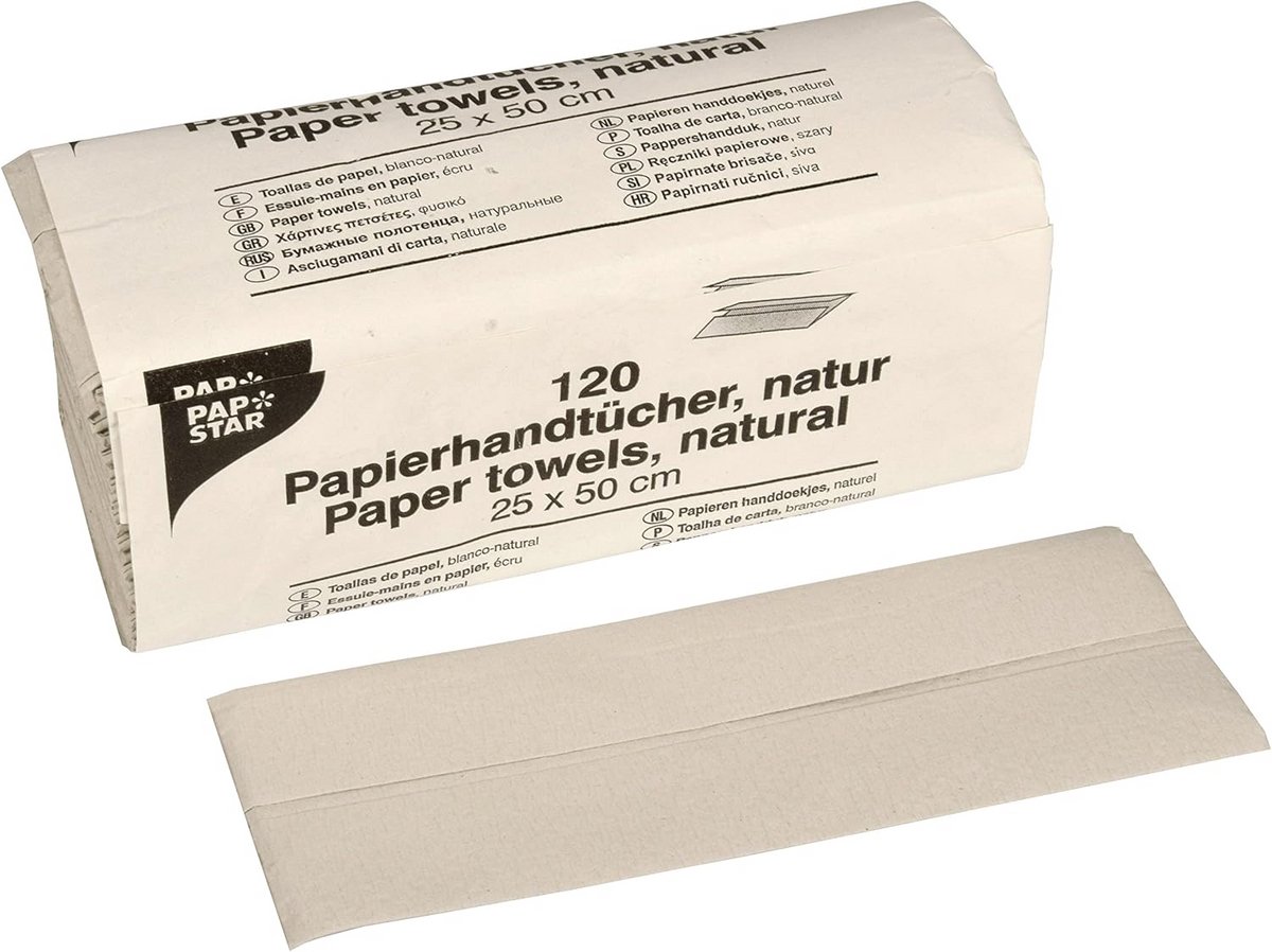 Handdoekpapier C-vouw - 120 vellen - 50 cm x 25 cm - 1-laags