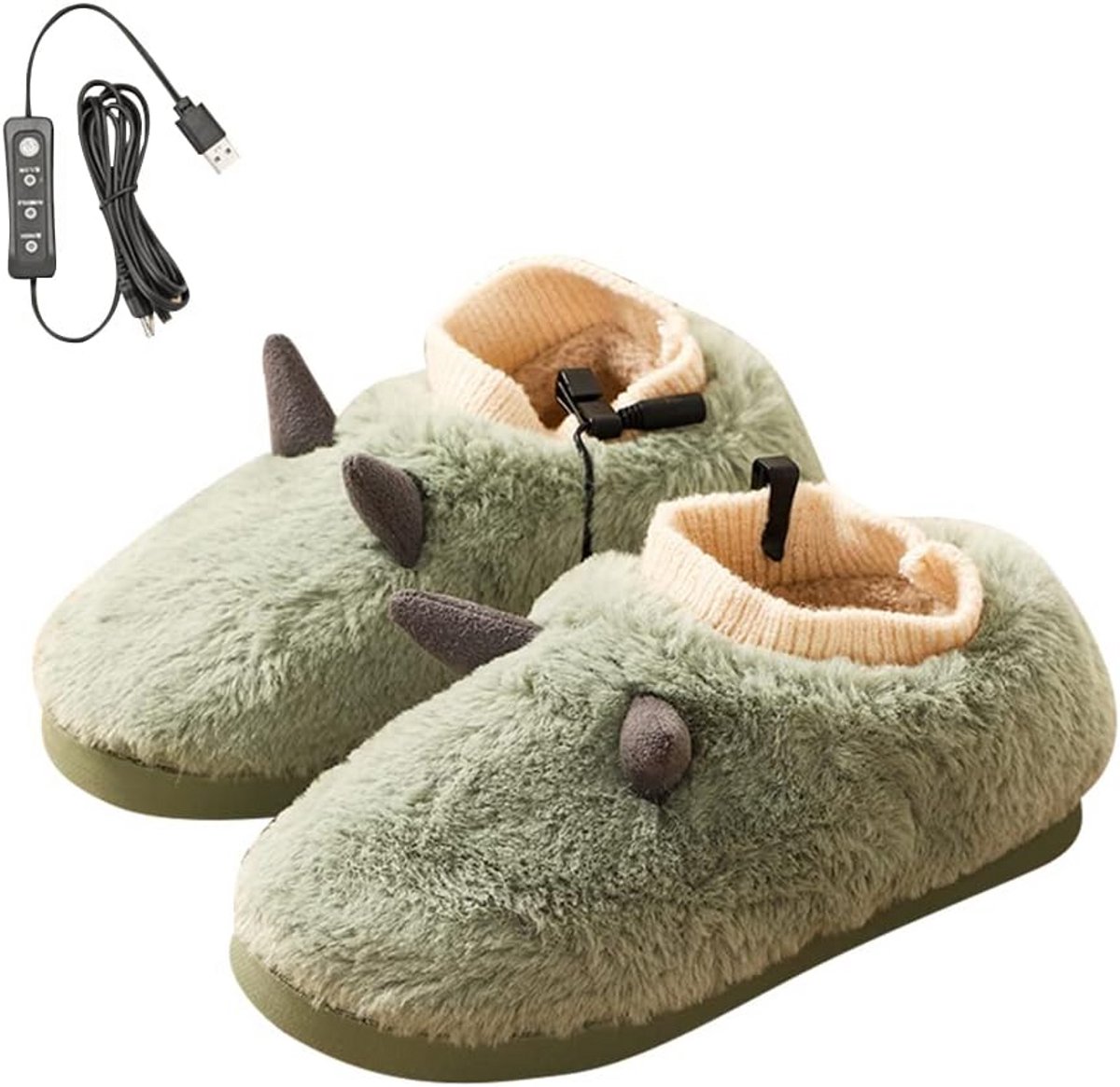 Elektrische Verwarming Slippers voor Koude Winterdagen