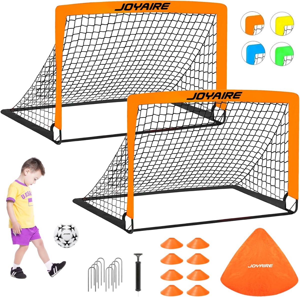 Voetbal Doelen voor Kinderen met Compleet Trainingspakket