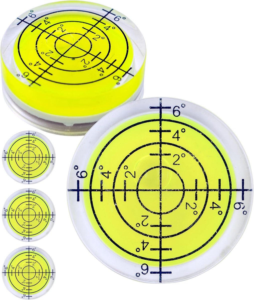 Ronde Spirtpas Set van 5 voor Camera Caravan en Meubels Ø 32 mm