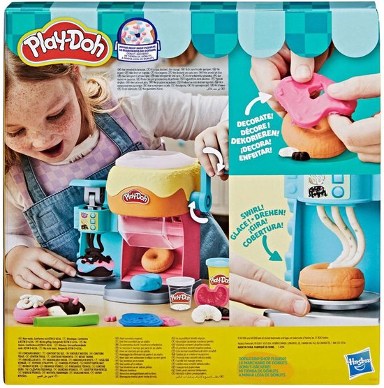 Play-Doh Donutshop-speelset, keukenspeelgoed, knutselen voor kinderen van 3+