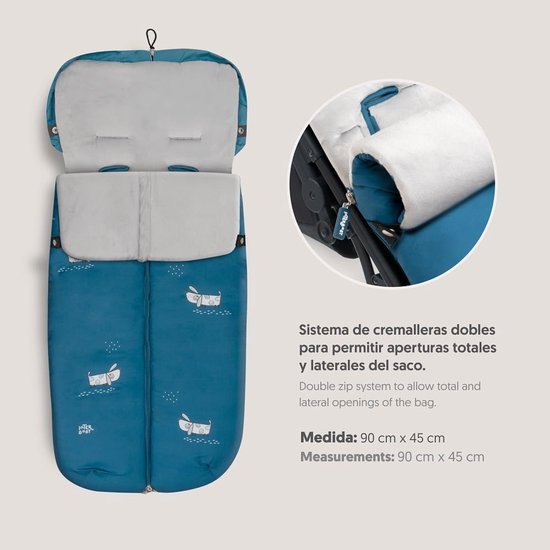 Universele voetenzak voor kinderwagen - Perfect voor winterse dagen van Merkloos — afbeelding 2