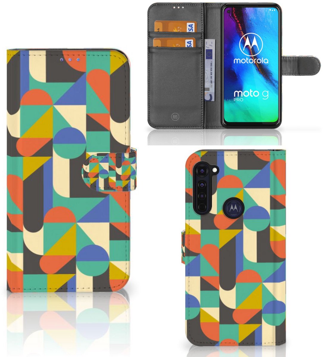 Motorola Moto G Pro Telefoon Hoesje Funky Retro