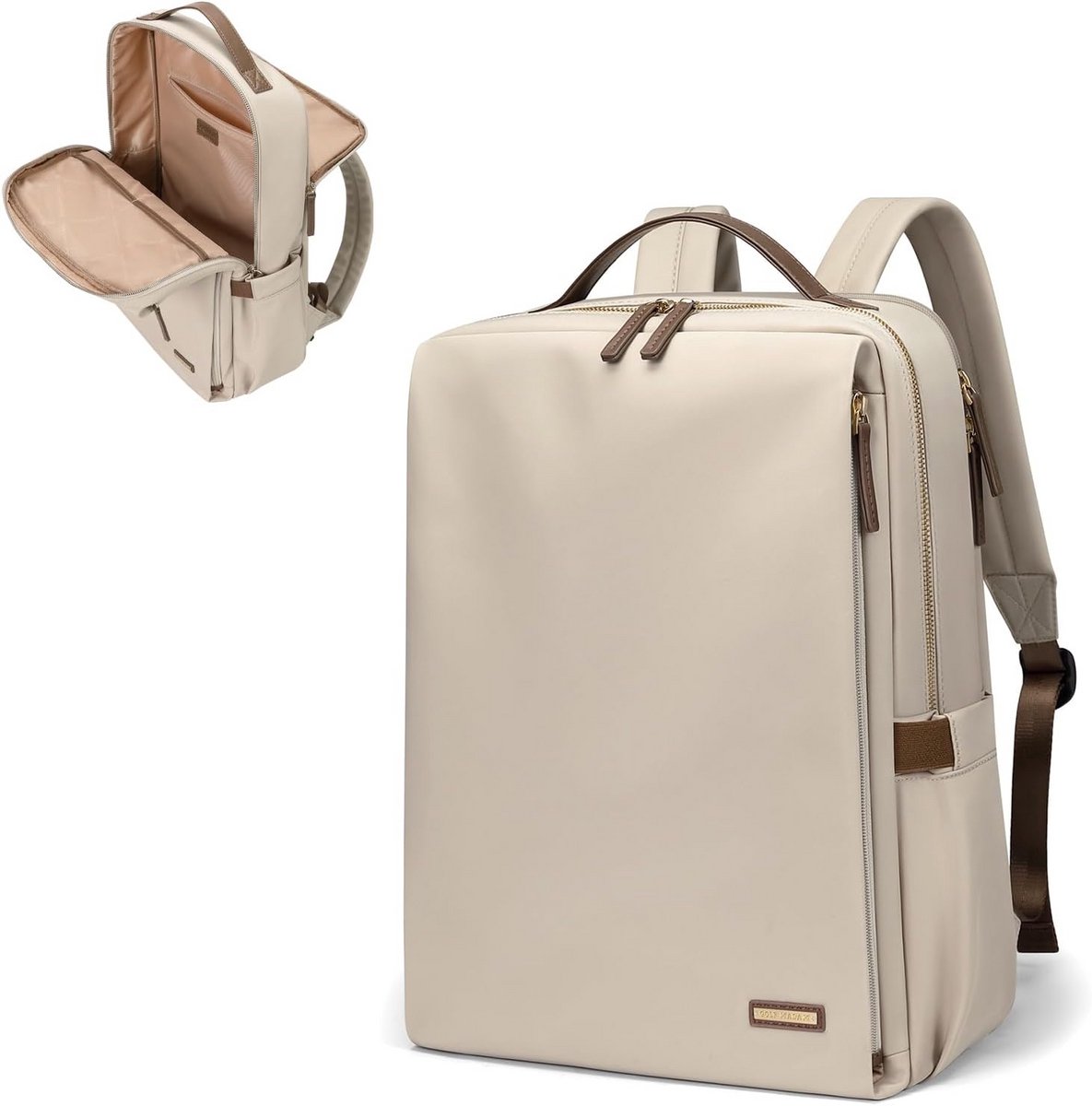 Stijlvolle laptoprugzak voor vrouwen – Perfect voor werk, college, en reizen – Geschikt voor 15,6 inch notebooks