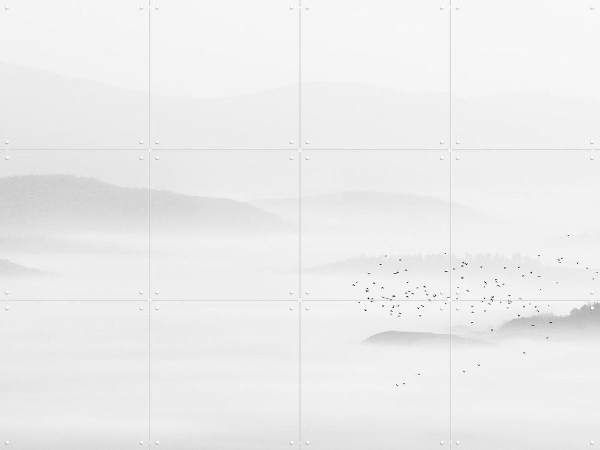 IXXI Flutter, Marta Wojnarowska & Various - 80 x 60 cm - Gratis ophangtool - Grote wanddecoratie en posters - Fotografie, Minimalisme, Slaapkamer