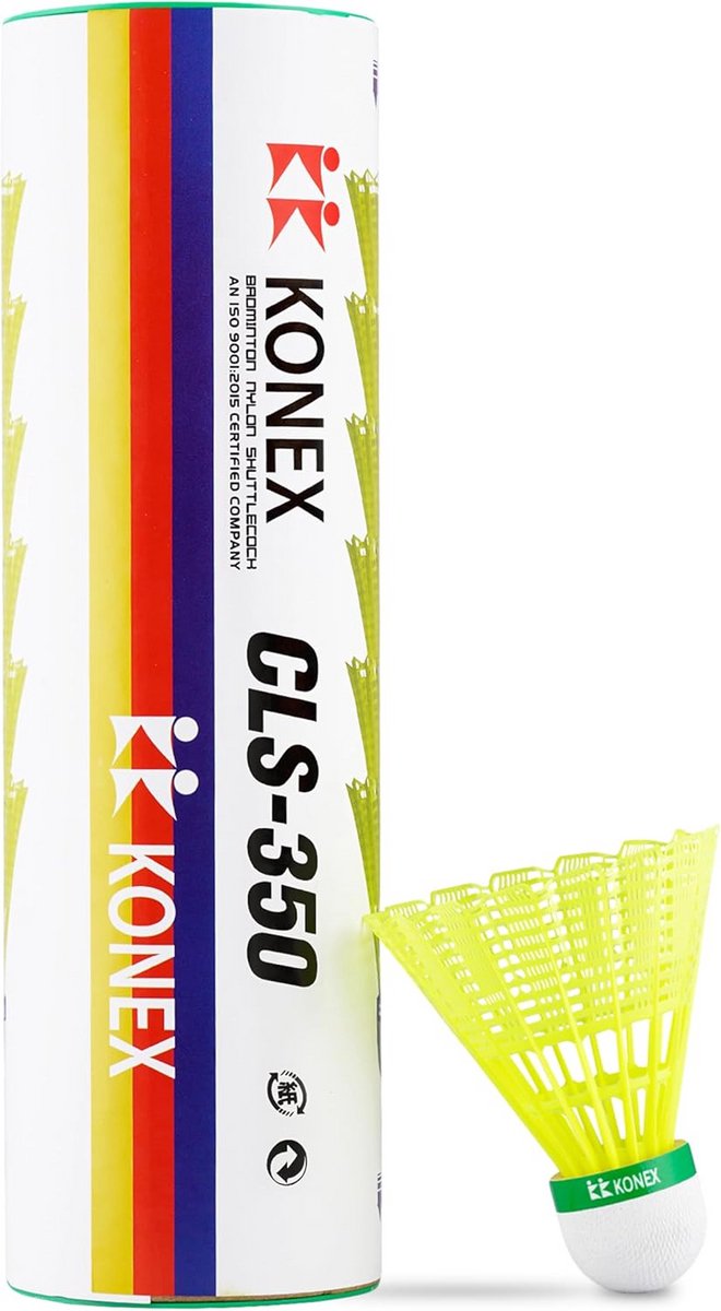 Nylon Badminton Shuttles - Set van 6 - Stabiele Vlucht en Snelle Herstel