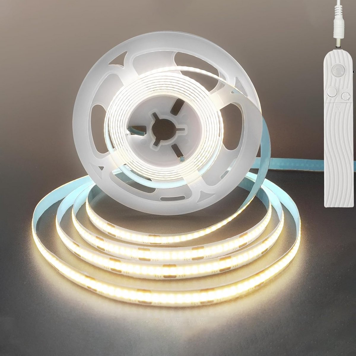 COB LED Strip met PIR Bewegingssensor 5V - Aanpasbare Tijdsduur - Natuurlijk Wit Licht