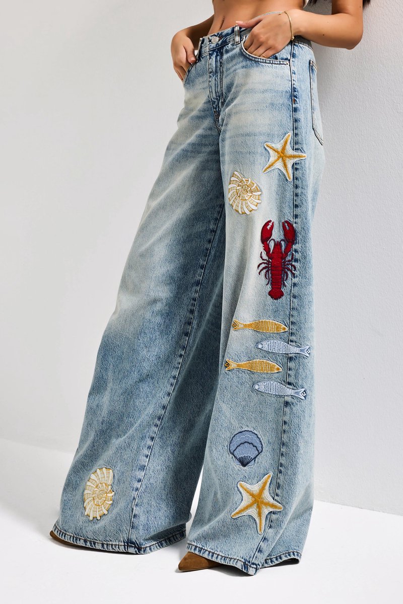 It's Basic - PALAZZO MID RISE JEANS