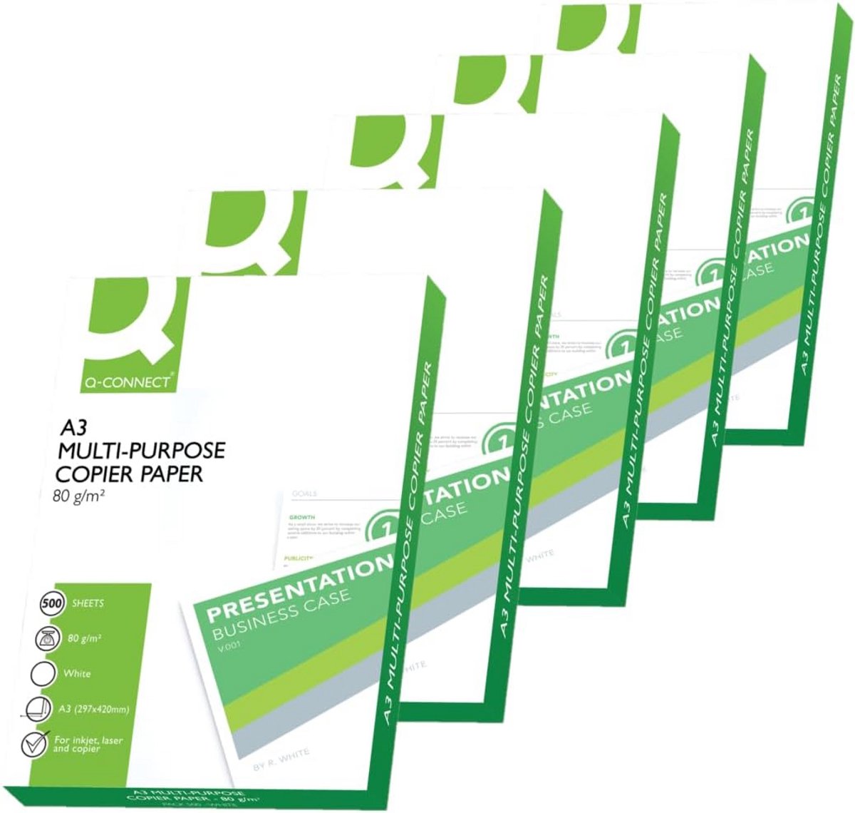 Kopieerpapier A3 80g/m Wit - 500 Vel