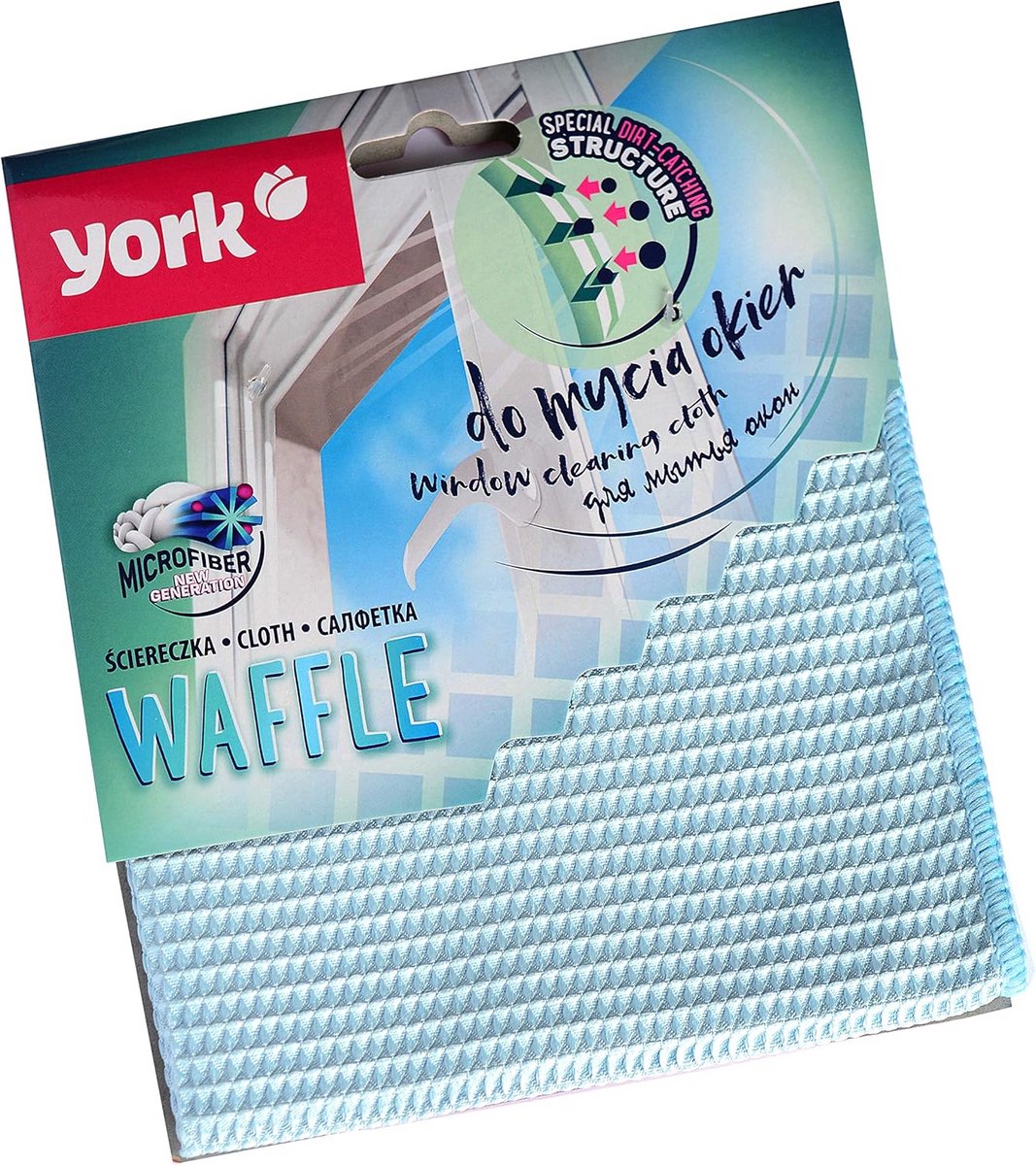 Microvezeldoek Wafelstructuur voor Ramen en Glas