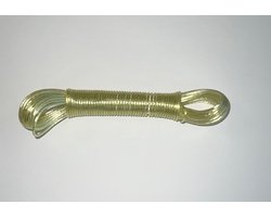 Waslijn - Waslijndraad - Drooglijn - 20 Meter - 2.4 mm staalkern - Licht Geel