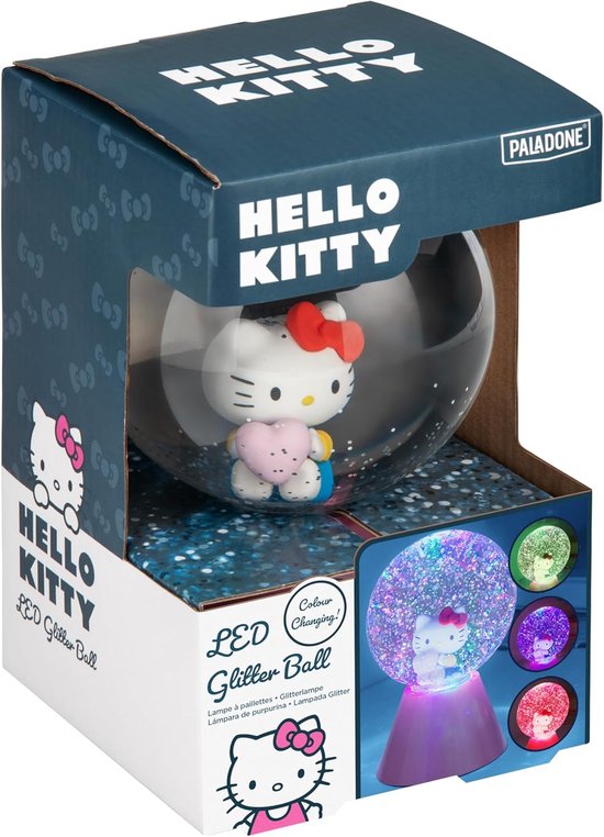 Glitter Sneeuwbol - Decoratieve Lamp - Sfeerverlichting Kamer - Kleurveranderende LED - 11x11x17 cm — afbeelding 3