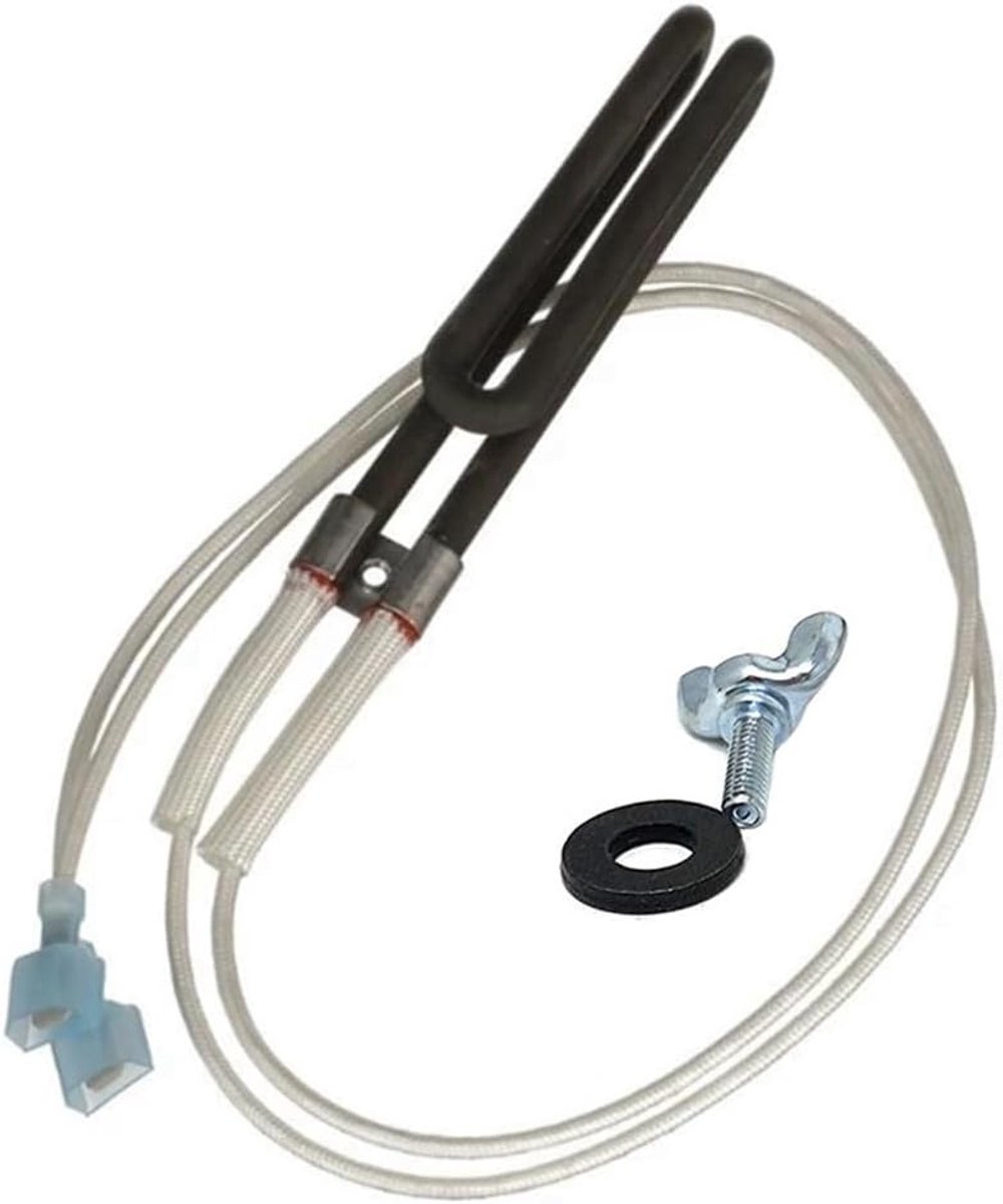 Haard Ontsteker - Vervangend Element - Pelletkachel Reparatie - Duurzaam Metaal - 20x8x3 cm - Zwart