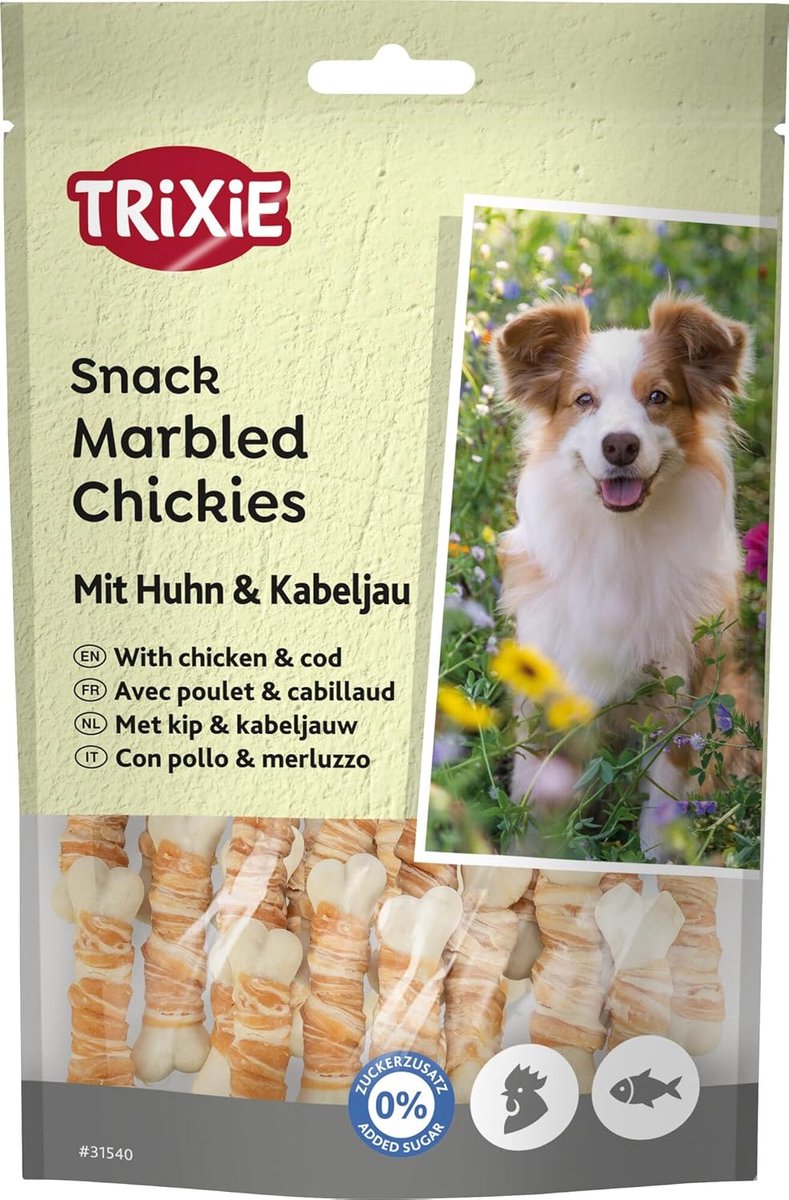 Hondenkoekjes Kip Kabeljauw - Honden snacks - Belonen van uw hond - Met kip en kabeljauw - 100 gram