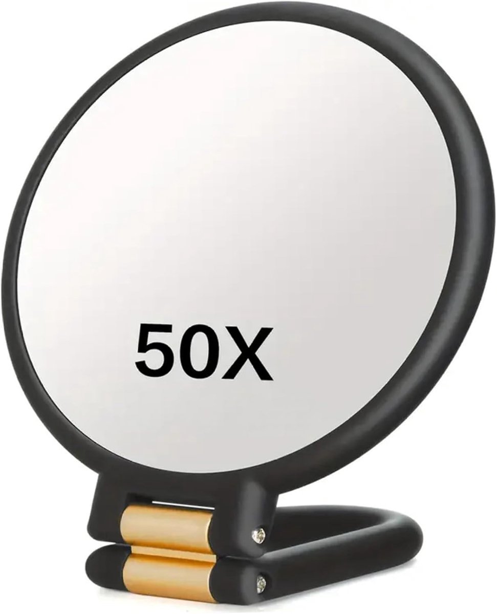 Vergrootspiegel - Make-upspiegel - Gedetailleerde Make-up - 360° Verstelbaar - 165 cm - Zwart