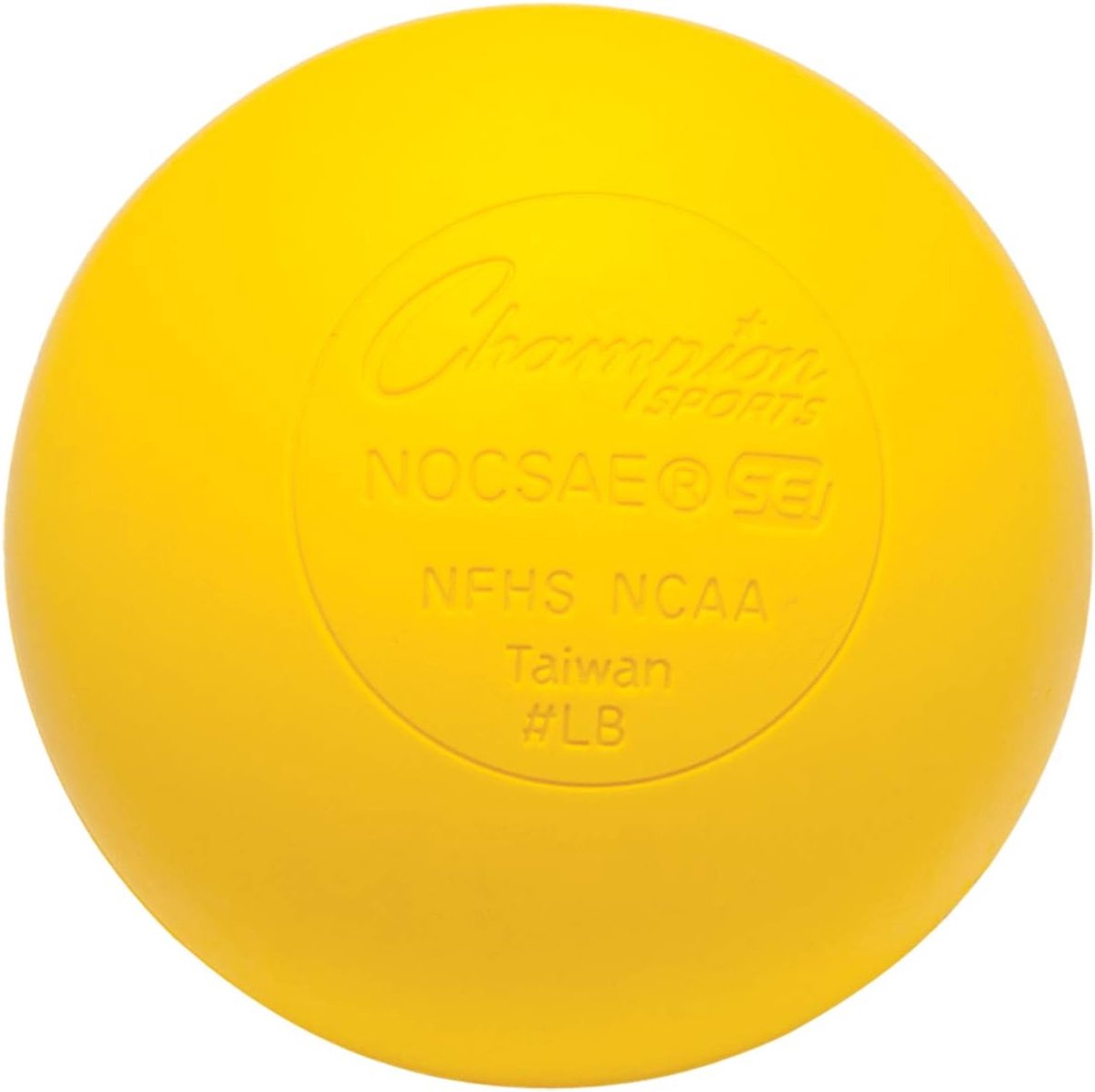 Lacrosse Ballen - Sportbal Trainingsbal - Wedstrijd Training - Officiële Maat Gewicht - 6.35 cm - Geel