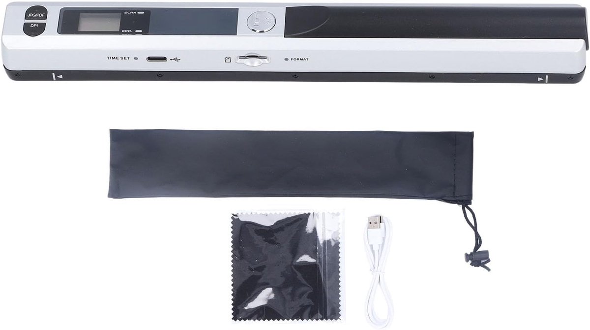 Draagbare Scanner - Document Scanner - Snel Documenten Scannen - Hoge Resolutie Scans - A4 Formaat - Zilver