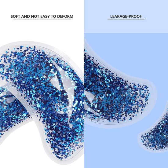 Gel Kompres - Oogmasker Therapi - Pijn Verlichten - Herbruikbaar Warm Koud - 38 gram - Blauw — afbeelding 3
